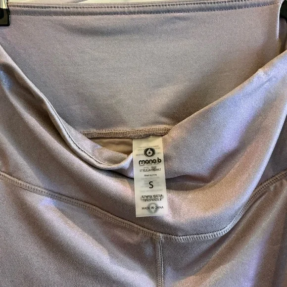 Mono B Metallic Purple Leggings - Picture 2 of 4